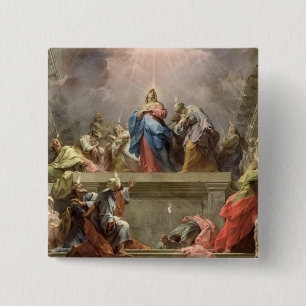 Badge Carré 5 Cm Pentecôte, 1732