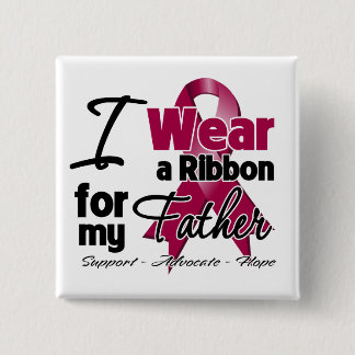 Badge Carré 5 Cm Père - Ruban Myeloma Multiples