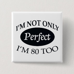 Badge Carré 5 Cm Perfectionnez 80