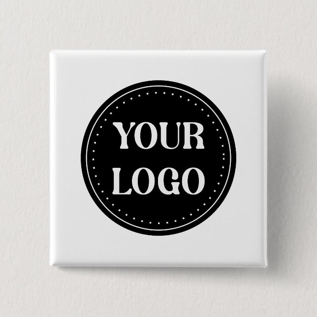 Badge Carré 5 Cm Personnalisé, élégant, moderne et minimal (Devant)