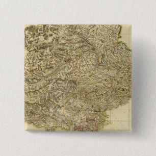 Badge Carré 5 Cm Perthshire composite