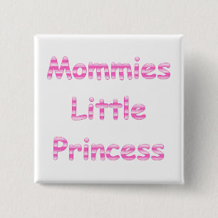 Badge Carré 5 Cm Petite princesse de mères