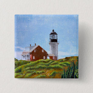 Badge Carré 5 Cm Phare de l'île Seguin