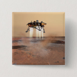 Badge Carré 5 Cm Phoenix Mars Lander