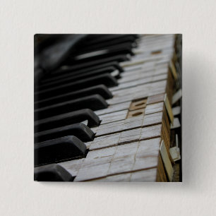 Badge Carré 5 Cm Piano cool