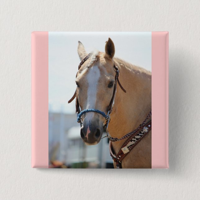 Badge Carré 5 Cm PIC de palomino (Devant)