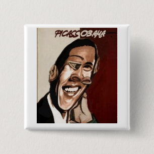 Badge Carré 5 Cm picassobama