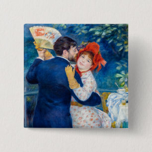 Badge Carré 5 Cm Pierre-Auguste Renoir - Danse country
