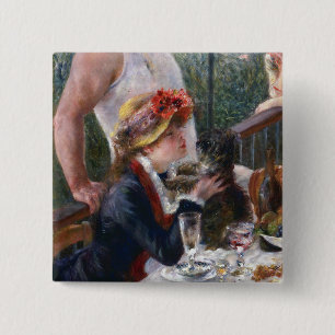 Badge Carré 5 Cm Pierre-Auguste Renoir - Le Déjeuner des canotiers