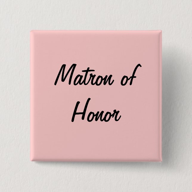 Badge Carré 5 Cm Pierre d'honneur (Devant)