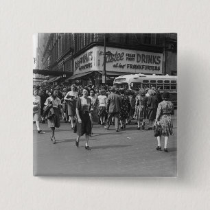 Badge Carré 5 Cm Piétons 2