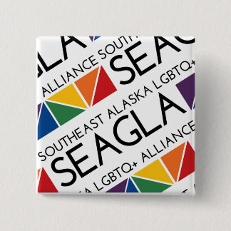 Badge Carré 5 Cm Pin carré de logo de SEAGLA