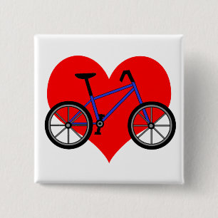 Badge Carré 5 Cm Pin de bicyclette