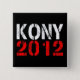 Badge Carré 5 Cm Pin de bouton de KONY 2012 (Devant)