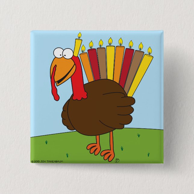 Badge Carré 5 Cm Pin de Menurkey (Devant)