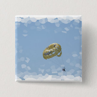 Badge Carré 5 Cm Pin de Parasail