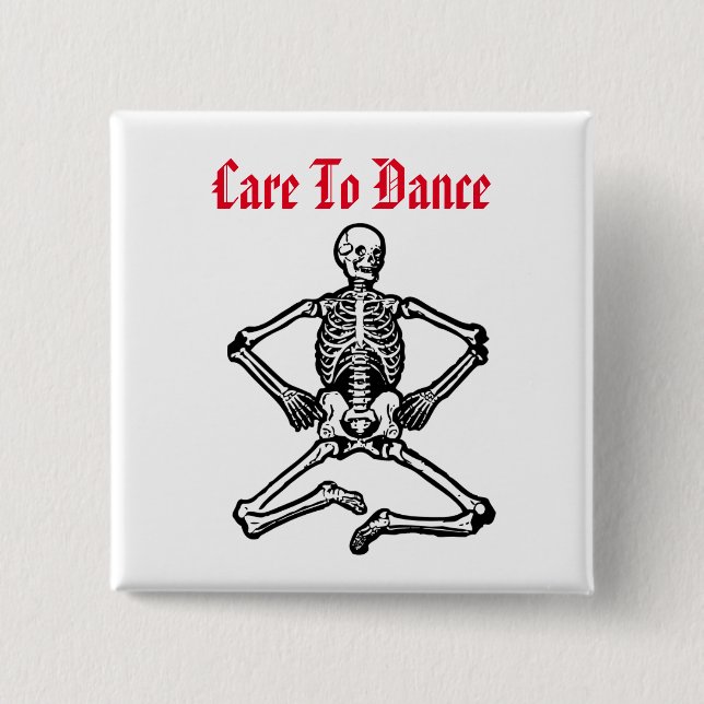 Badge Carré 5 Cm Pin Halloween (Devant)