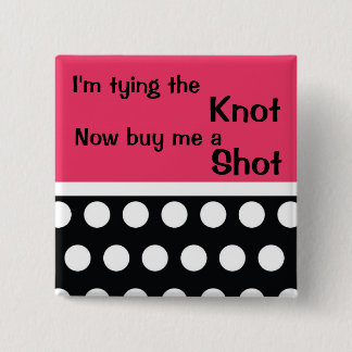 Badge Carré 5 Cm Pin mignon de Bachlorette