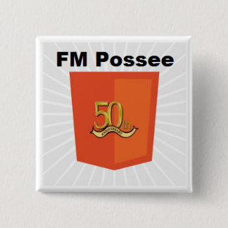 Badge Carré 5 Cm Pin officiel de FM Possee