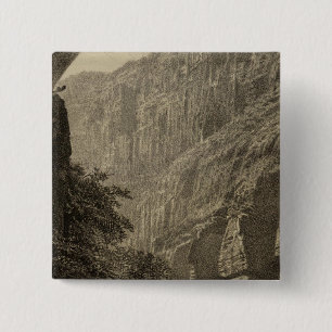 Badge Carré 5 Cm Piscine à gouttes, canyon Kanab
