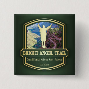 Badge Carré 5 Cm Piste Angel Lumineux (B)