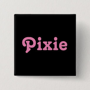 Badge Carré 5 Cm Pixie du bouton