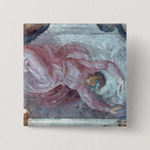 Badge Carré 5 Cm Plafond 2 de chapelle de Sistine