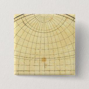 Badge Carré 5 Cm Plan de l'hémisphère oriental