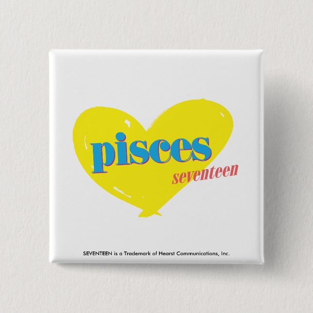 Badge Carré 5 Cm Poissons 3 (Devant)
