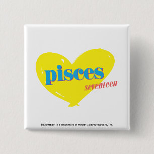 Badge Carré 5 Cm Poissons 3