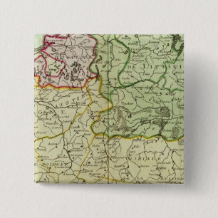 Badge Carré 5 Cm Pologne et Lituanie
