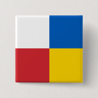 Badge Carré 5 Cm Pologne Ukraine
