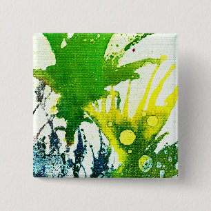 Badge Carré 5 Cm Polychromoptique #2B par Michael Moffa