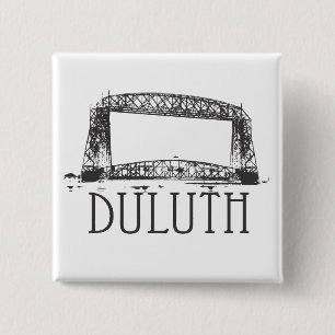 Badge Carré 5 Cm Pont aérien de Duluth