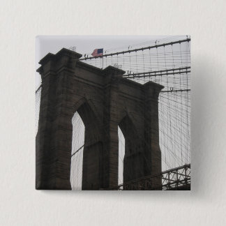 Badge Carré 5 Cm Pont de Brooklyn