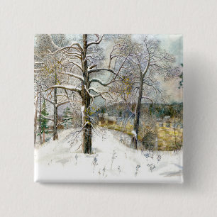 Badge Carré 5 Cm pont d'hiver
