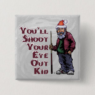 Badge Carré 5 Cm Pool Guru Tire L'Oeil