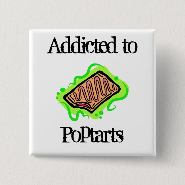Badge Carré 5 Cm Poptarts (Devant)