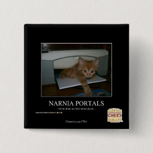 Badge Carré 5 Cm Portails de Narnia
