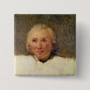 Badge Carré 5 Cm Portrait de Henri Gregoire