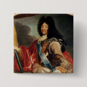 Badge Carré 5 Cm Portrait de Louis XIV 2