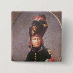 Badge Carré 5 Cm Portrait de prince Eugene de Beauharnais