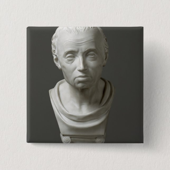 Badge Carré 5 Cm Portrait d'Emmanuel Kant, 1801 (Devant)