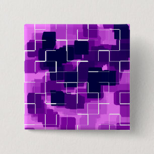 Badge Carré 5 Cm Poster d'art géométrique "Plum"