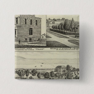 Badge Carré 5 Cm Pottawatomie, Kansas
