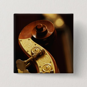 Badge Carré 5 Cm Poupée 2 de double basse