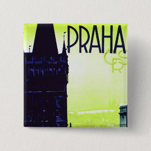 Badge Carré 5 Cm Praha