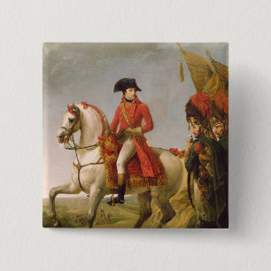 Badge Carré 5 Cm Premier consul de Napoleon Bonaparte