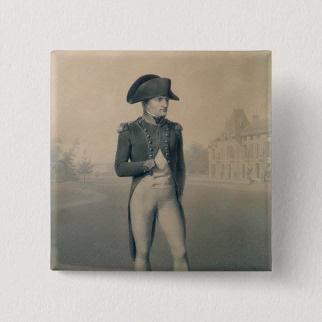 Badge Carré 5 Cm Premier consul de Napoleon Bonaparte chez (Devant)