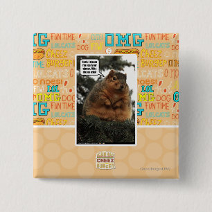Badge Carré 5 Cm Préparez pour l'hiver